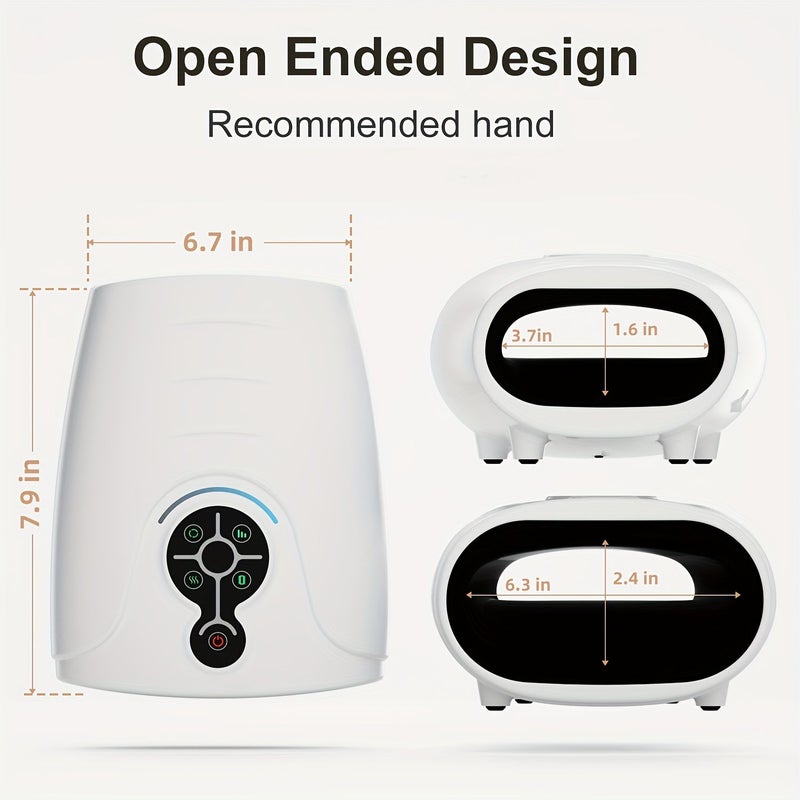 1pc White Hand Massager Electric Massager Relax Anytime Anywhere Warm Comfortable Deeply Relax Holiday Gift Home Office - Image 4