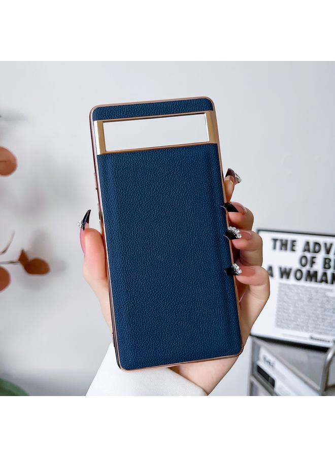 اس-توب جراب لهاتف Google Pixel 6 Pro مصنوع من الجلد الطبيعي من سلسلة Luolai مع طلاء نانو كهربائي - Image 2