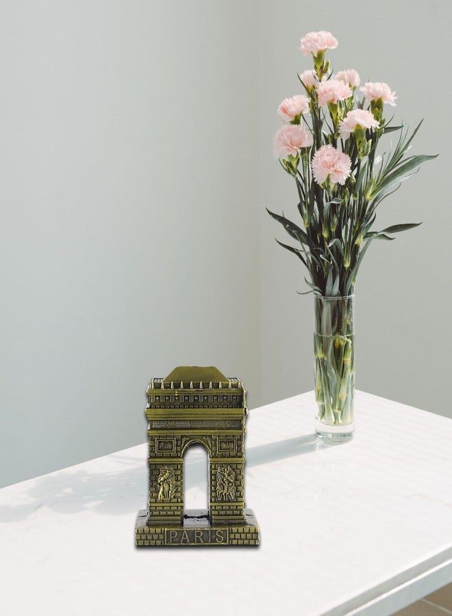 ASHVAH France Trimphal Arc, Miniature Showpiece, Replica, Small Metal Souvenir Model Large - Image 3