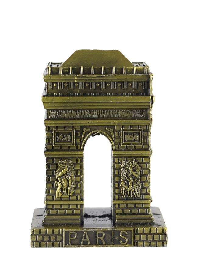 ASHVAH France Trimphal Arc, Miniature Showpiece, Replica, Small Metal Souvenir Model Large - Image 1