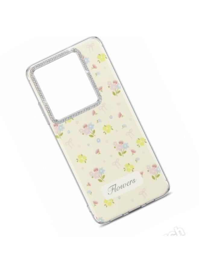 غطاء فاخر بتصميم زهور ناعمة لهاتف Oppo A5i، يجسد البساطة - Image 2