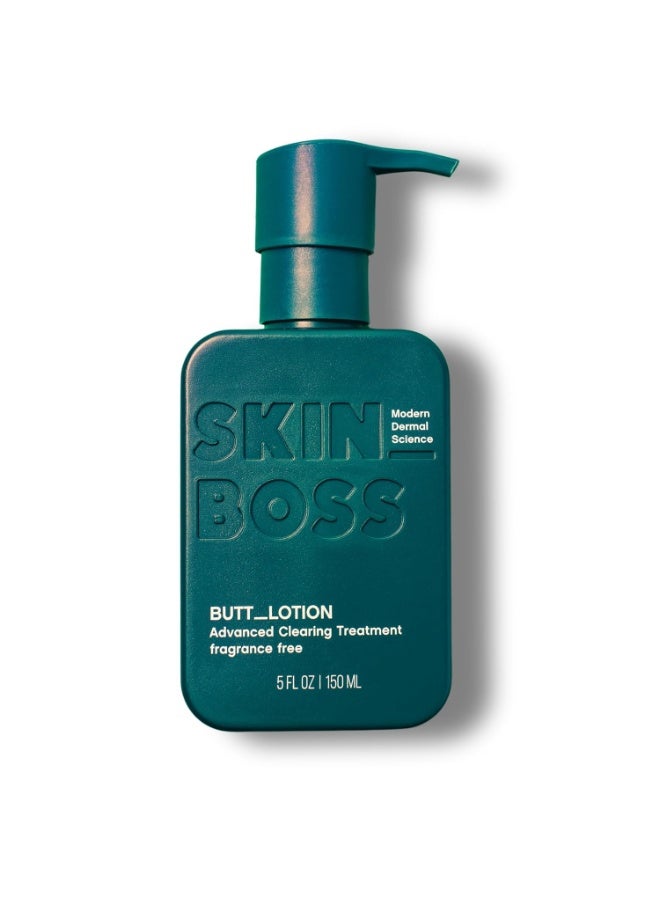 SKIN BOSS Anti-Blemish Body Lotion for Buttne, Back Acne, Inner Thighs & Chest, Targets Folliculitis, Scars & Dark Spots, Daily Use Hydrating Cream for Women & Men of All Skin Types, 5 Oz - Image 1