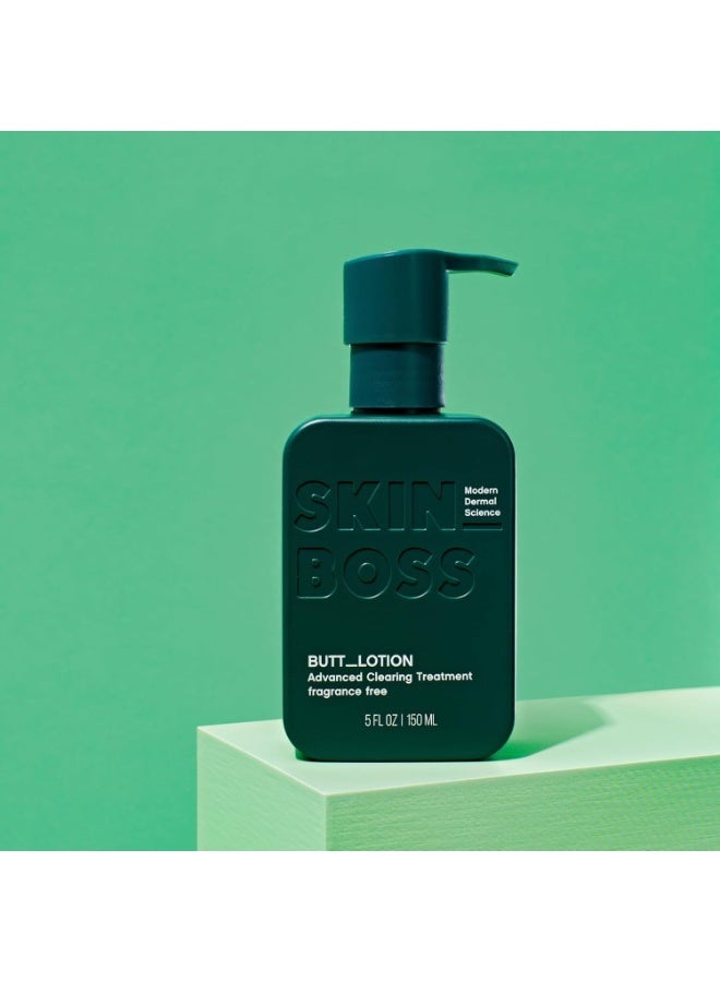 SKIN BOSS Anti-Blemish Body Lotion for Buttne, Back Acne, Inner Thighs & Chest, Targets Folliculitis, Scars & Dark Spots, Daily Use Hydrating Cream for Women & Men of All Skin Types, 5 Oz - Image 3