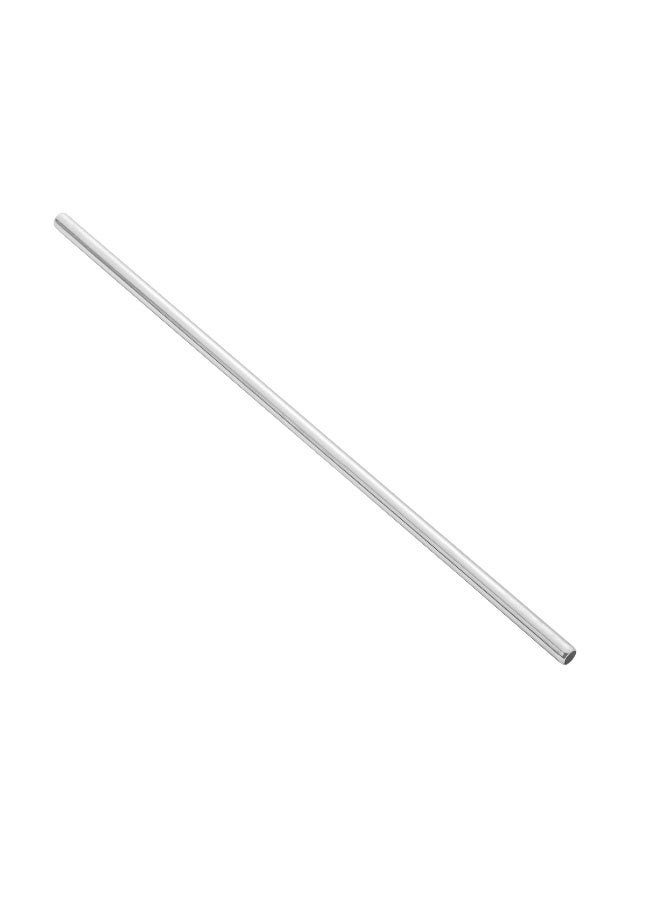 Restaurantware Bar Lux 7.5 Inch Reusable Straws, 2 Straight Metal Straws - Short, Durable, Stainless Steel Drinking Straws, Food-Grade, Use With Cocktail, Mocktail Or Rocks Glasses - Image 1
