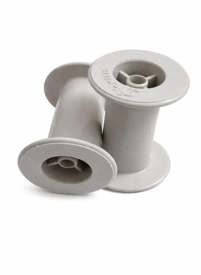 GREENARTZ Plastic Bobbins Pack of 12 Empty spools for Embroidery Material Craft Wire 67mm x 47mm Pulley Tool - Image 4