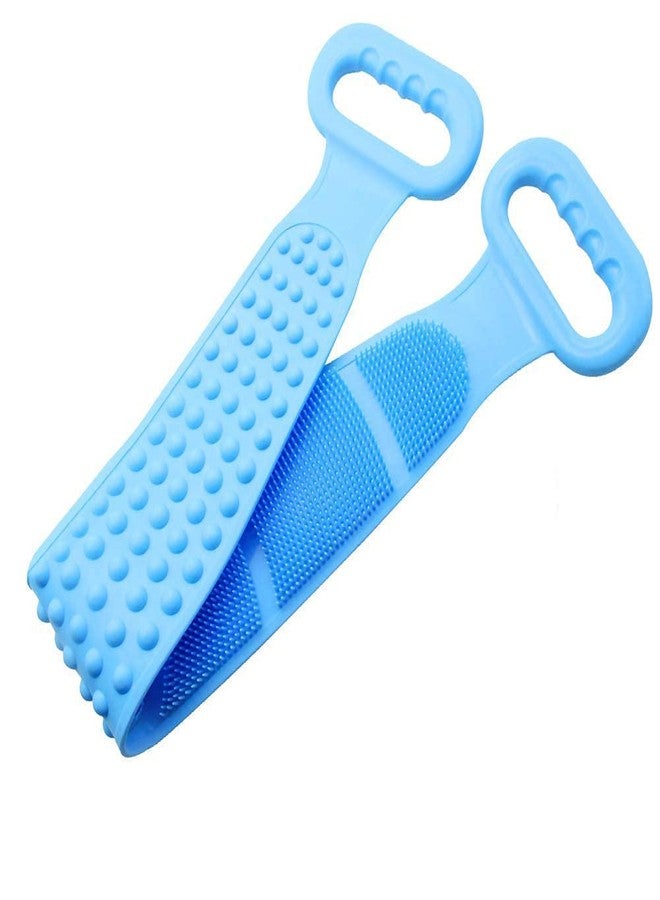 IMPCARE Silicone Bath Body Brush,Exfoliating Long Body Back Scrubber Silicone Back Scrubber Belt Soft Body Massage Cleaning Exfoliating Bath Brush Body Scrubber Double Side Shower Exfoliating Belt Waterproof And Easy Body Back Side and Foot Cleaning Brush Bathing Brush Exfoliating Back Scrubber for Shower loofah Silicone Scrubber Belt Removes Bath Towel Waterproof Easy Foot Cleaner - Image 2