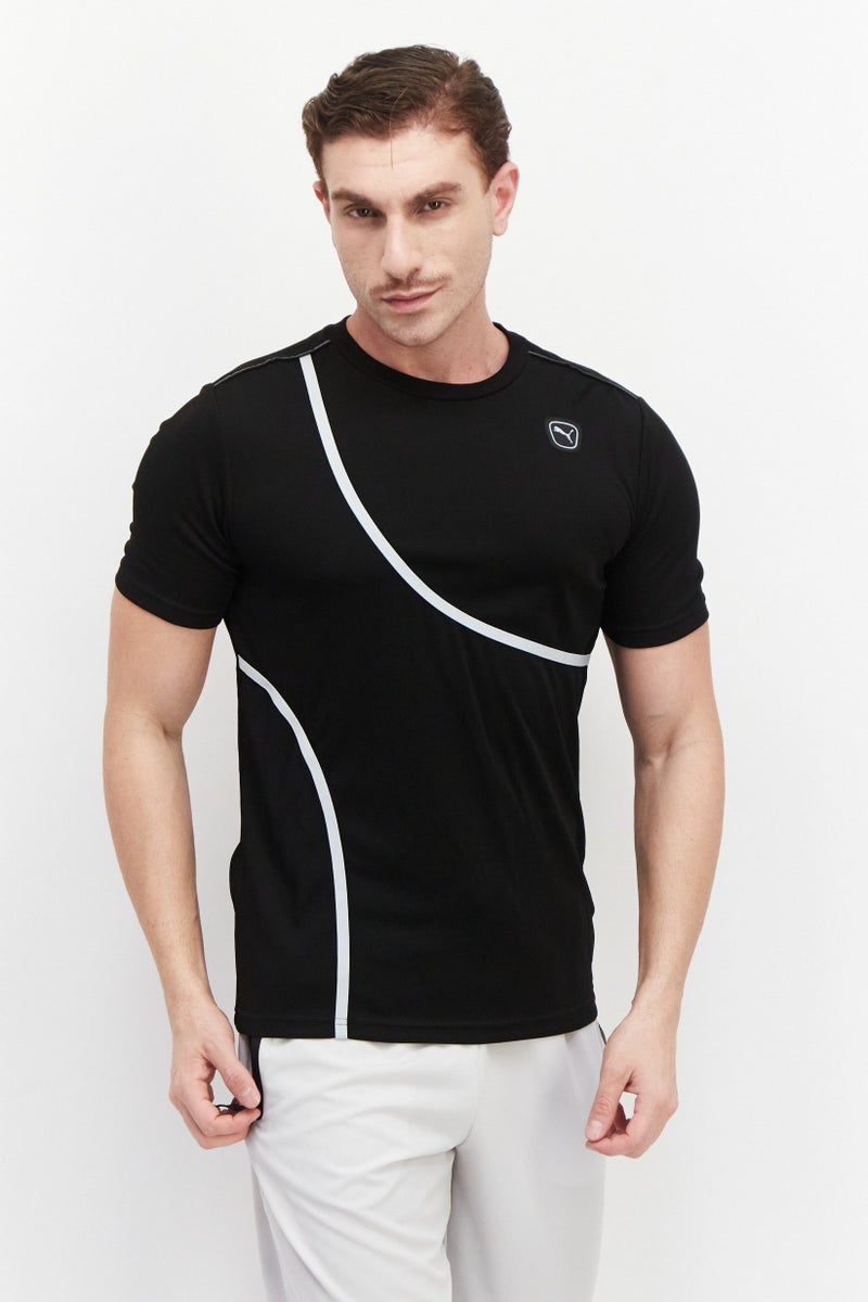 PUMA Men Sportswear Fit Short Sleeve Training Jersey, Black - Image 1
