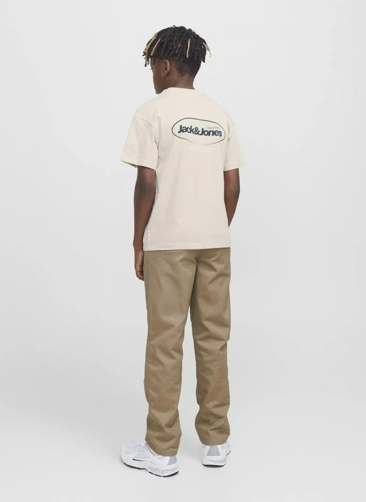جاك وجونز جونيور Youth Graphic Crew Neck T-Shirt