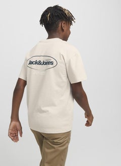 Jack & Jones Junior Youth Graphic Crew Neck T-Shirt  - Image 3