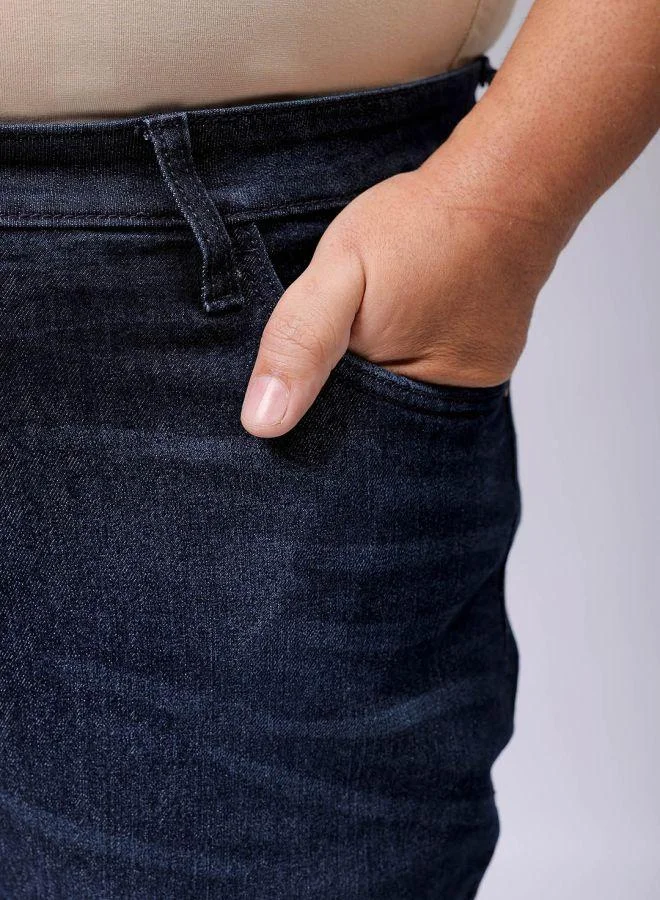 HARDSODA  Men Plus Size Bootcut Solid Mid-Rise Stretchable Jeans for Men | Best Price UAE