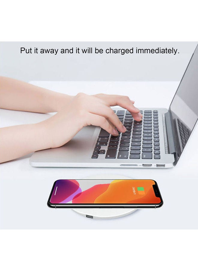 NIBEMINENT Wireless Mobile Phone Charger White - Image 5