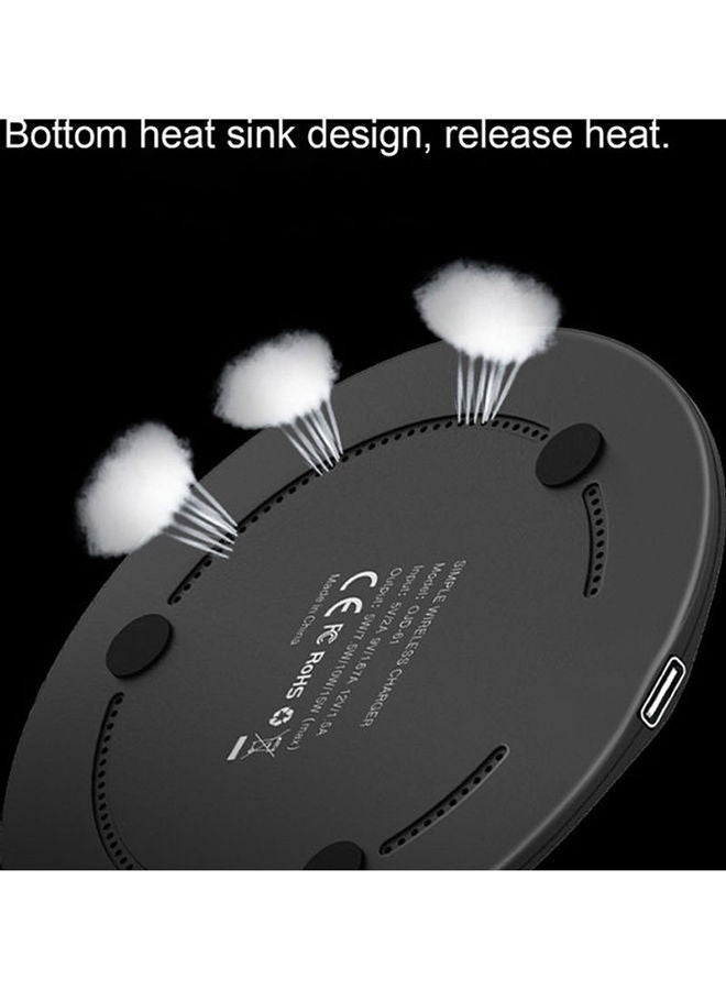 NIBEMINENT Wireless Mobile Phone Charger White - Image 3