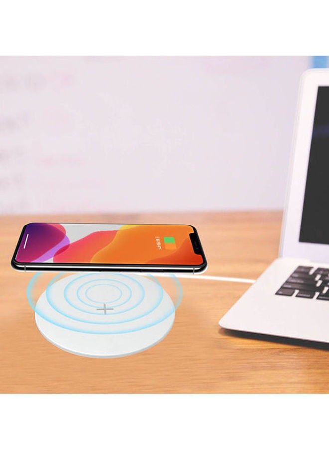 NIBEMINENT Wireless Mobile Phone Charger White - Image 4