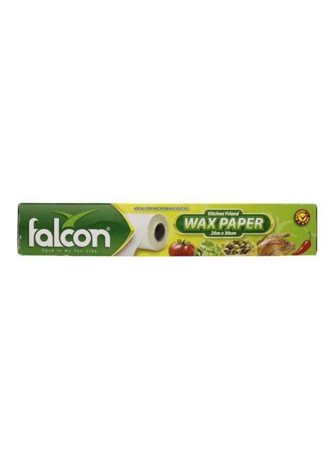 Falcon Wax Paper White 25x0.3meter | Best Price Qatar | Doha