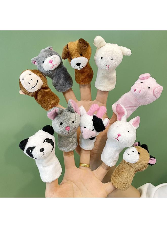Promotional Cute Doll Plush Toy Finger Doll Rabbit Rabbit Cross-border Children Parent-child Good Partner Suit Finger Doll - Image 1