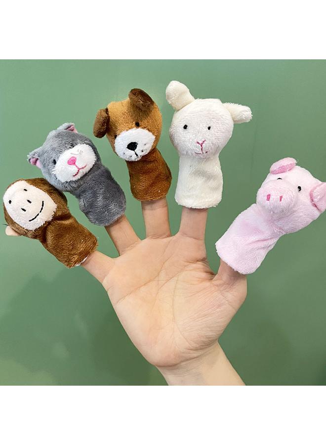 Promotional Cute Doll Plush Toy Finger Doll Rabbit Rabbit Cross-border Children Parent-child Good Partner Suit Finger Doll - Image 4