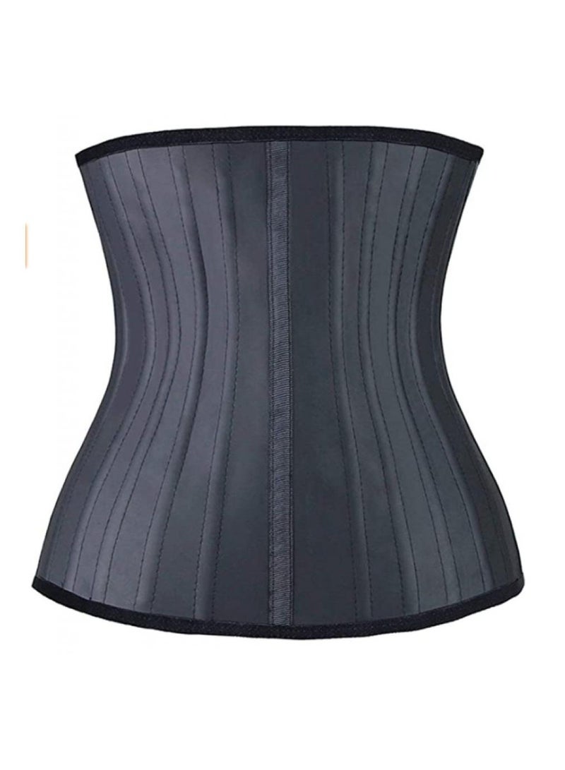 اليسا مشد خصر نسائي أسفل الصدر مقاس 25 بوصة، مصنوع من عظام فولاذية، مناسب للتمارين الرياضية واللياقة البدنية، ومشكل للجسم على شكل الساعة الرملية، مناسب لخسارة الوزن، متوسط - Image 3