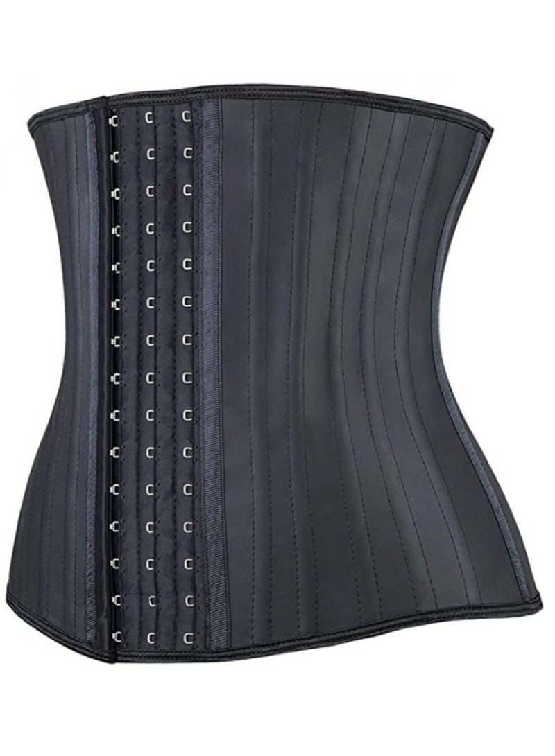 اليسا مشد خصر نسائي أسفل الصدر مقاس 25 بوصة، مصنوع من عظام فولاذية، مناسب للتمارين الرياضية واللياقة البدنية، ومشكل للجسم على شكل الساعة الرملية، مناسب لخسارة الوزن، متوسط - Image 5