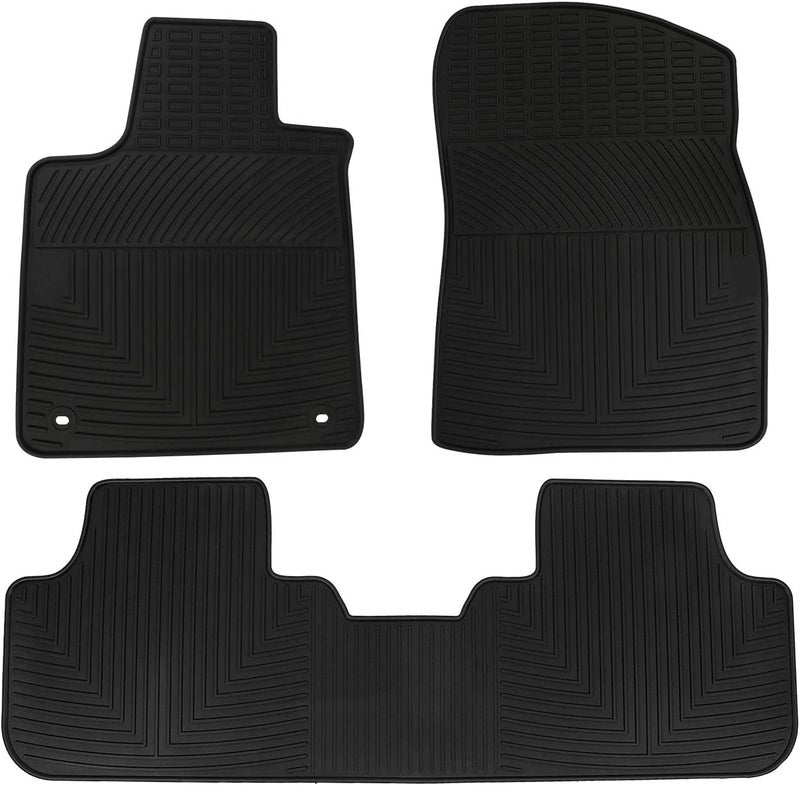 Matericuo Car Floor Mats Custom Fit for 2016-2022 Lexus RX/2018-2022 RXL RX350 RX450h Black Rubber Auto Liner Mats All Weather Protection - Image 1