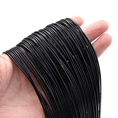 Coeufuedy 60Pcs Waxed Necklace Cord Bulk for Jewelry Making,Necklace Rope String with Clasp for DIY Bracelet Pendant,Black(18 Inches and Thickness 1.5mm), PS-Black - Image 5