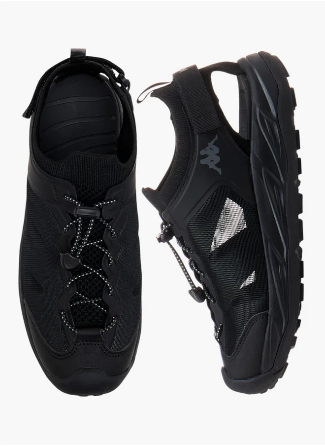 كابا Men's Logo Print with Hook and Loop Closure