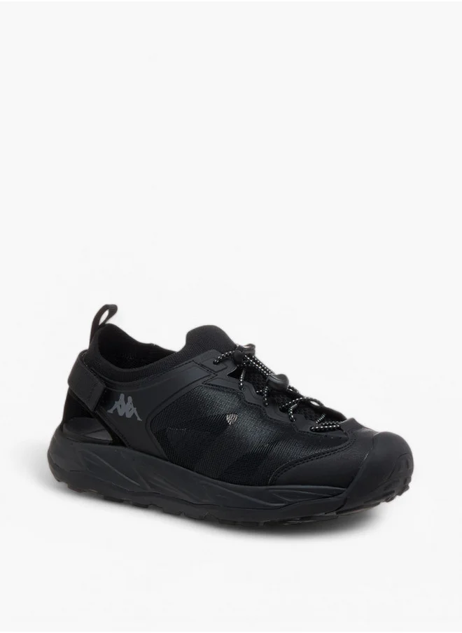 كابا Men's Logo Print with Hook and Loop Closure
