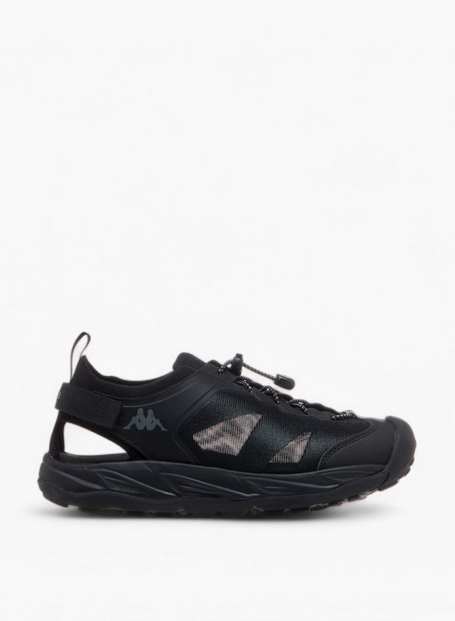 Kappa Men's Logo Print Sandals with Hook and Loop Closure - Image 3