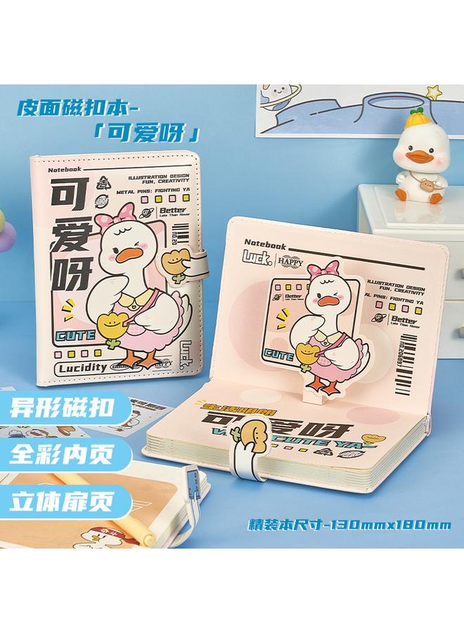 Bluejw Panda Hand Account Book Girl High Beauty Value Award Notebook Creative Gift Birthday Gift Box Suit Student Card - Image 1