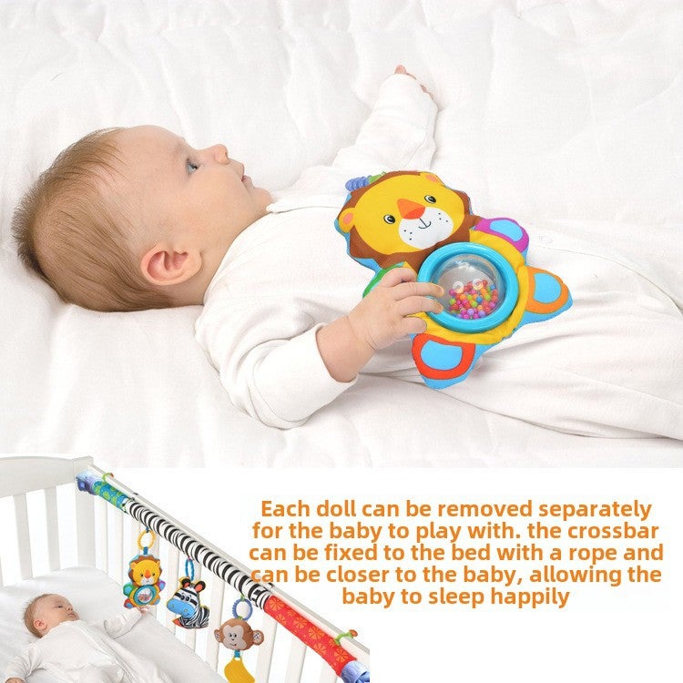 baby Music car clip bed clip turn Bell BB device Bell little doll baby early education toy lathe hanging clip(Zebra car clip) - Image 4