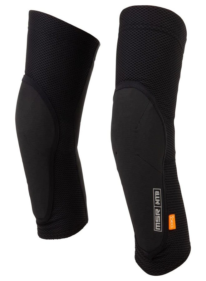 MSR Zone MTB Knee Guards Black (Medium) - Image 1