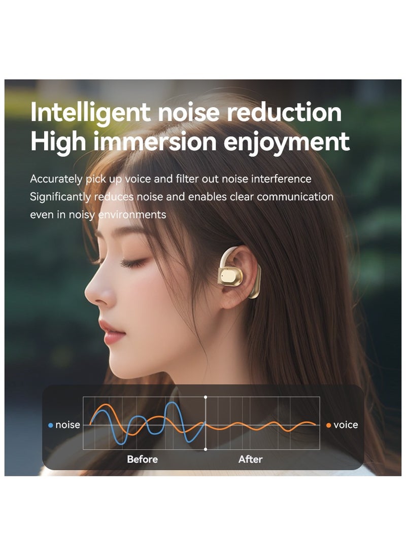 JBLTM - Open Ear Headphones, Bluetooth 5.46 Wireless Earbuds with Earhooks, 8 Hours Playtime, Fast Charging, Sweat Resistant, Sport Earphones with Digital Display Charging Case for Workou - Image 1