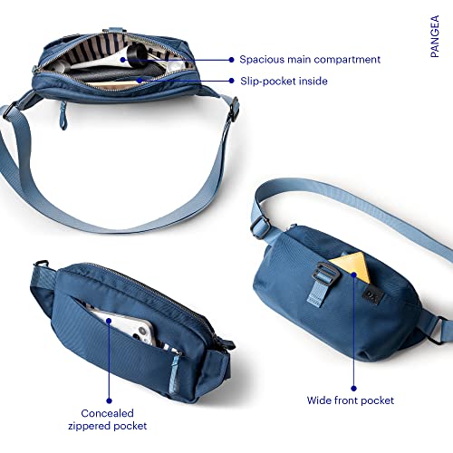 DailyObjects PET Deep Sea Orbit Fanny Unisex Sling Crossbody Waist Bag I 100% Recycled | Handcrafted | Travel Pouch Bag I Stylish and Spacious | Adjustable Straps with G-Hook Closure | Made in India - Image 5