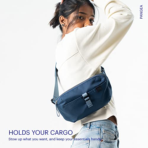 DailyObjects PET Deep Sea Orbit Fanny Unisex Sling Crossbody Waist Bag I 100% Recycled | Handcrafted | Travel Pouch Bag I Stylish and Spacious | Adjustable Straps with G-Hook Closure | Made in India - Image 4