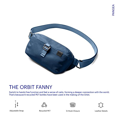 DailyObjects PET Deep Sea Orbit Fanny Unisex Sling Crossbody Waist Bag I 100% Recycled | Handcrafted | Travel Pouch Bag I Stylish and Spacious | Adjustable Straps with G-Hook Closure | Made in India - Image 2
