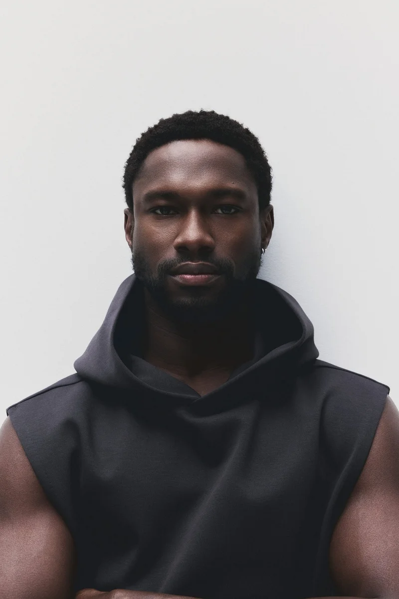 H&M  Sleeveless Sports hoodie with DryMove™ for Men | Best Price UAE