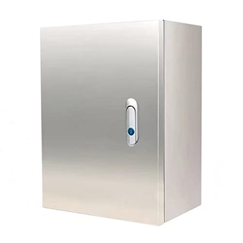 Yeaborn 304 Stainless Steel Electrical Box 20'' x 16'' x 8'' Indoor/Outdoor Electrical Enclosure Box 20" H x 16" W x 8" D with Mounting Plate Weatherproof Anti-Rust and Anti-Corrosion - Image 1