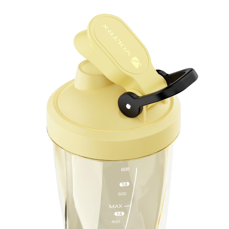 VOLTRX Electric Shaker Bottle - VortexBoost Portable USB C Rechargeable Protein Shake Mixer, Shaker Cups for Protein Shakes and Meal Replacement Shakes, BPA Free, Waterproof, Colored Light Base, 24 oz - Image 3
