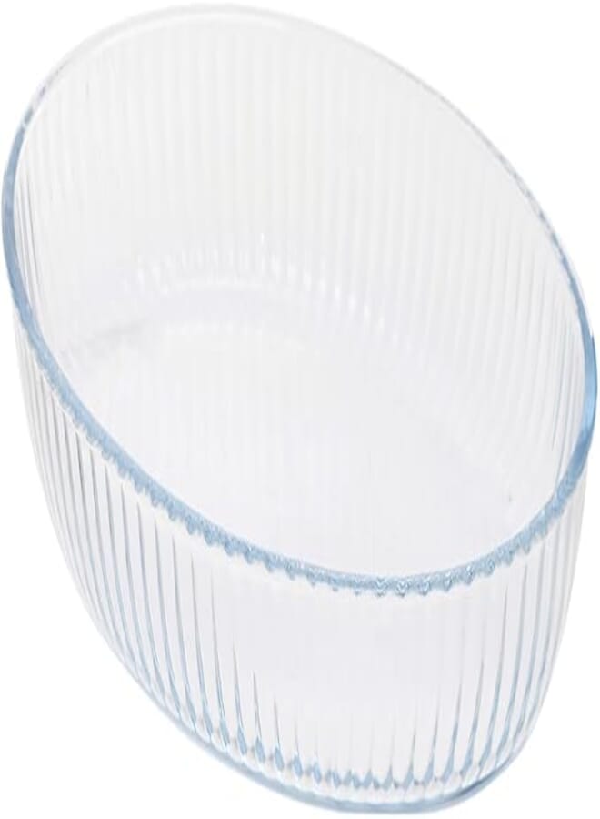 BRO ART Oven Glass Oval Tray / 1.55 Liter Capacity/Elegant design, Trusted Brand, Attractive shape