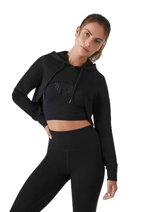 FOREVER 21 Active Seamless Cropped Sweatshirt  - Image 1