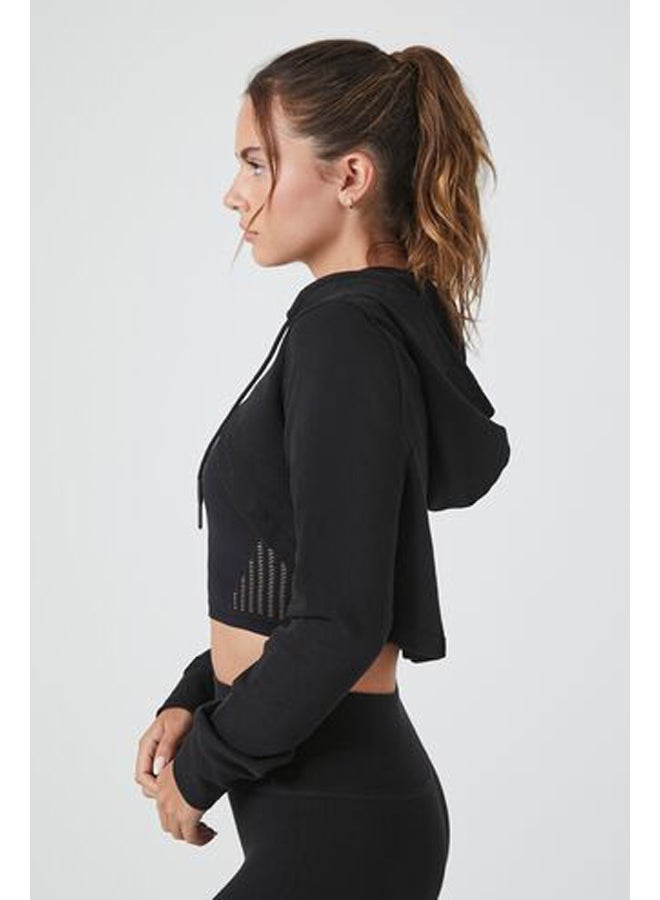 FOREVER 21 Active Seamless Cropped Sweatshirt  - Image 2