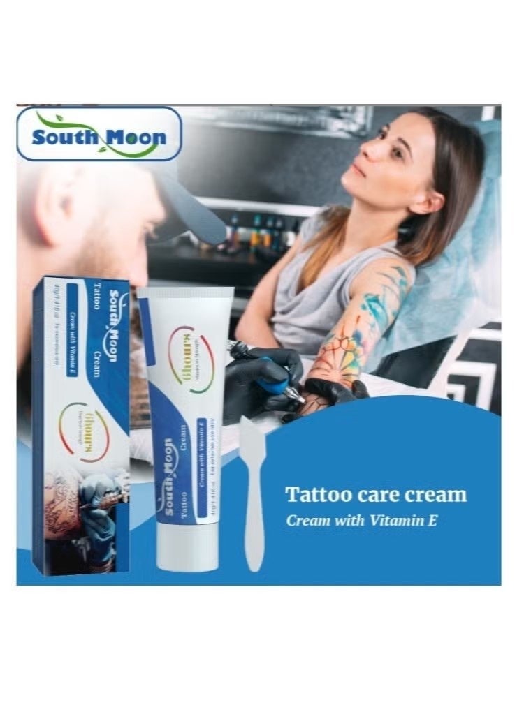 SOUTH MOON Tattoo Numbing Cream, 6-8 Hours Painless Tattoo Numbing Cream, Numbing Cream With Aloe Vera, Vitamin E, 40g - Image 5