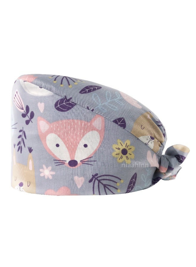 NIBEMINENT Hospital Nurse Scrubs Cap Beautician Scrub Hat Pet Shop Surgery Cap Dentist Cap Doctor Scrub Cap Long Hair Hat Accessories