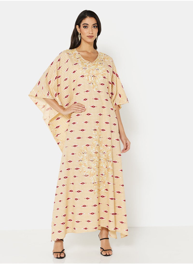 ARABIAN CLOSET EMBROIDERED KAFTAN  - Image 1