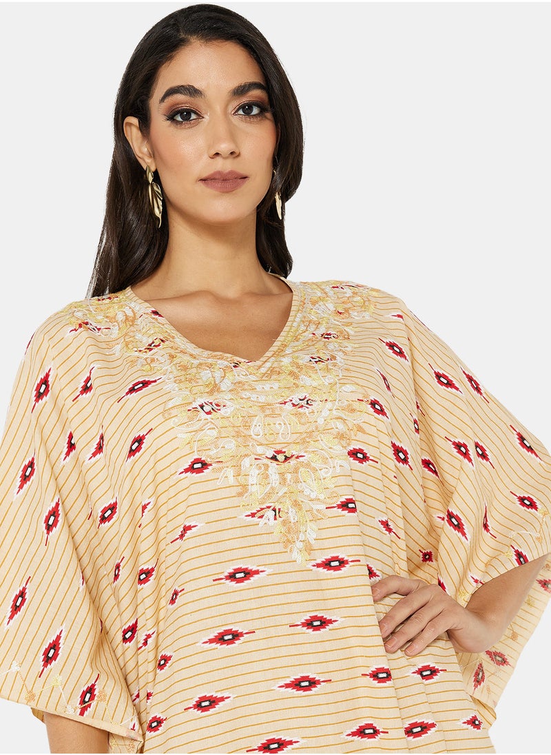 ARABIAN CLOSET EMBROIDERED KAFTAN  - Image 3