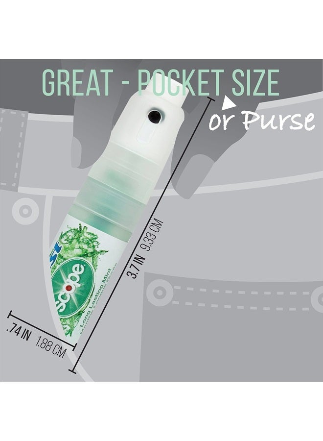 Crest Scope | One 4-Pack of Mint Breath Mist Sprays (4 Total Sprays) - 0.24 Ounce (7mL) - Made in an FDA Audited USA Facility - Image 2