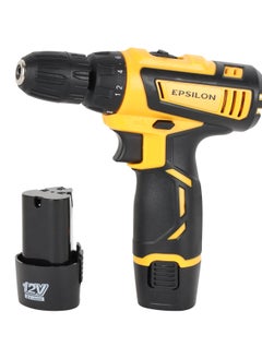 Epsilon Epsilon 12V Cordless Drill- EPSCD1610N/ Chuck Size 3/8" 10 mm, Perfect for Home and Business, No Load Speed 0-1500 RPM, Comfortable Grip, Ergonomic Design, Includes 24 Accessories  - Image 2