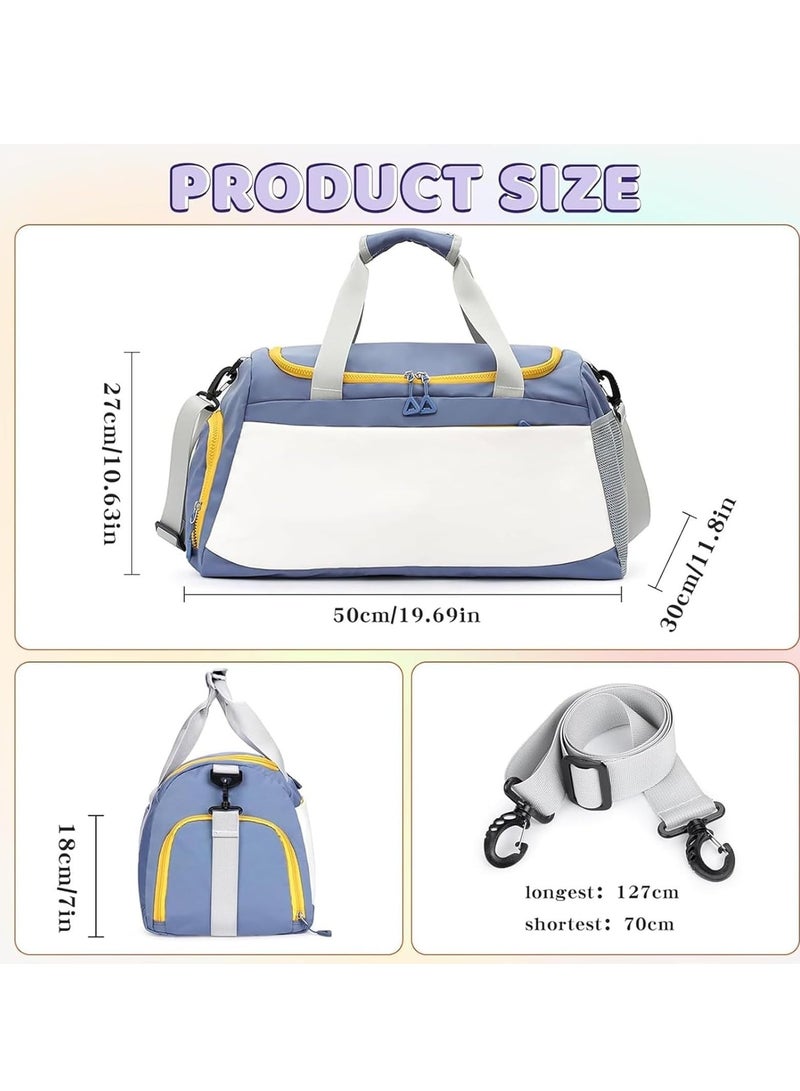 KYD Expandable Weekender Duffle Bag – Lightweight Travel & Gym Tote with Large Capacity, Trolley Sleeve & Carry-On Size - Image 5