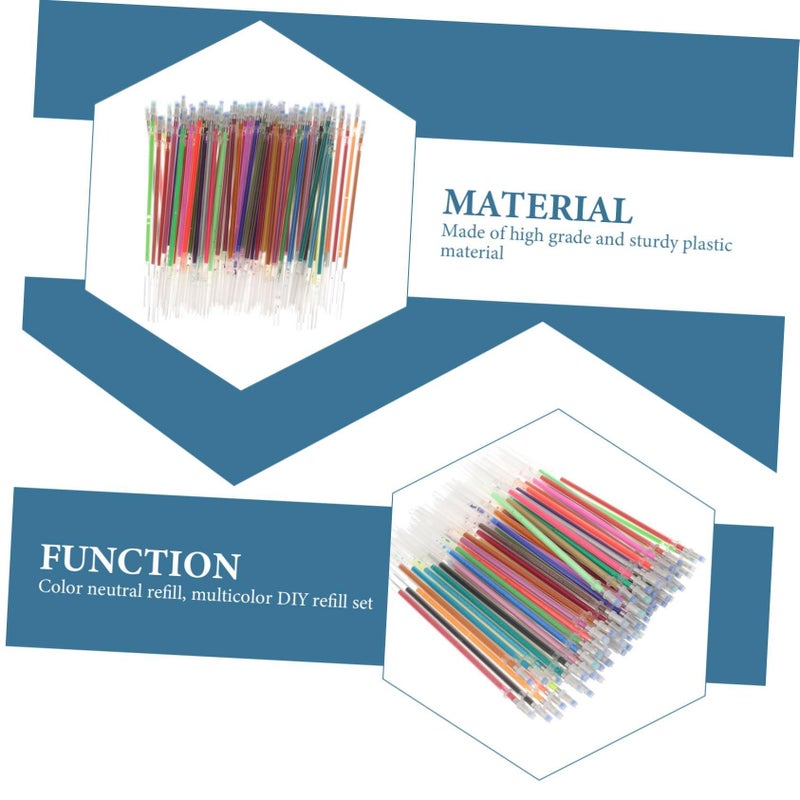 Multi Color Gel Pen Refills 84Pcs Smooth Writing for Home Office School Use - Image 4