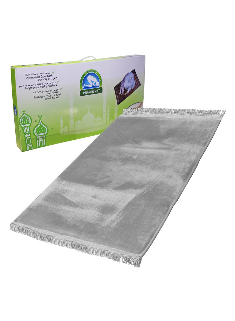 REBENUO Comfortable prayer mat with extra foam layergrey - Image 2