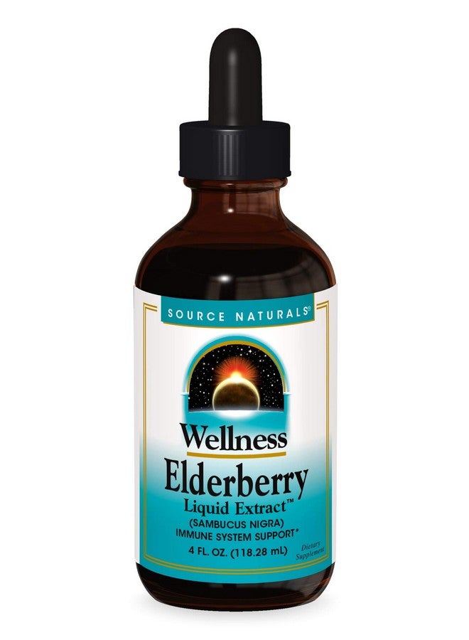 Source Naturals مستخلص السامبوقوس الأسود السائل لصحة المناعة 4 أونصات سائلة - Image 2